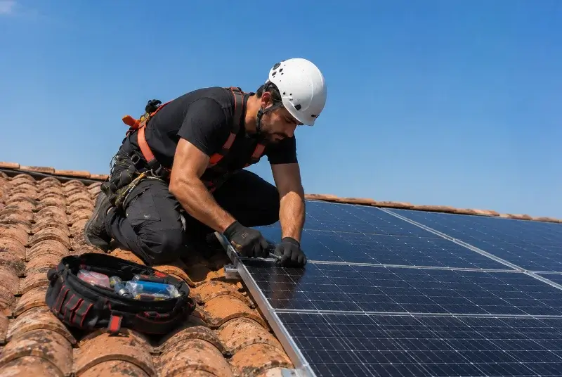 Maintenance et monitoring de panneaux solaires à Saint-Maurice-le-Girard